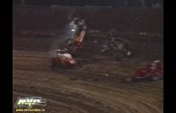 November 20, 1993 – California Racing Association – Bakersfield Speedway – Tim Green / Steve Ostling / Lee Yetter crash