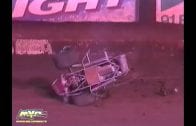 August 11, 2001 – Sprint Car Racing Association – Perris Auto Speedway – Jeff Schildmeyer Crash